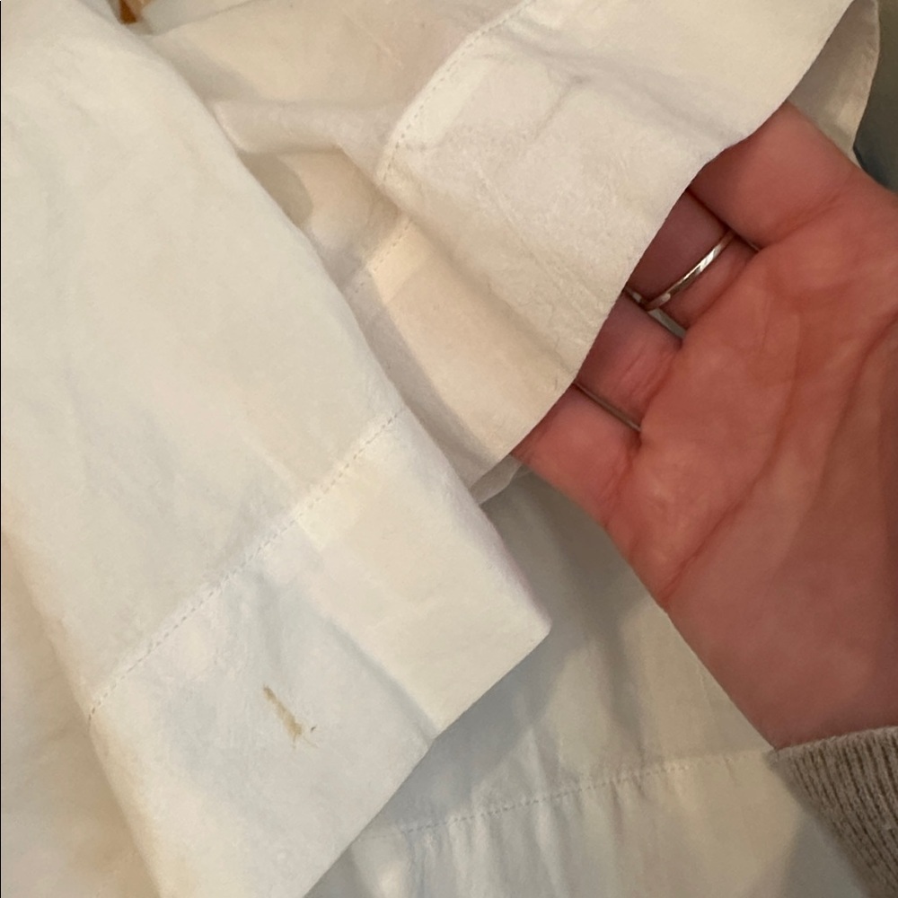 Pampelone White Perle Pleated Tiered Midi Dress L - Picture 11 of 11